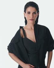 JAQUETA BOMBER DE SARJA