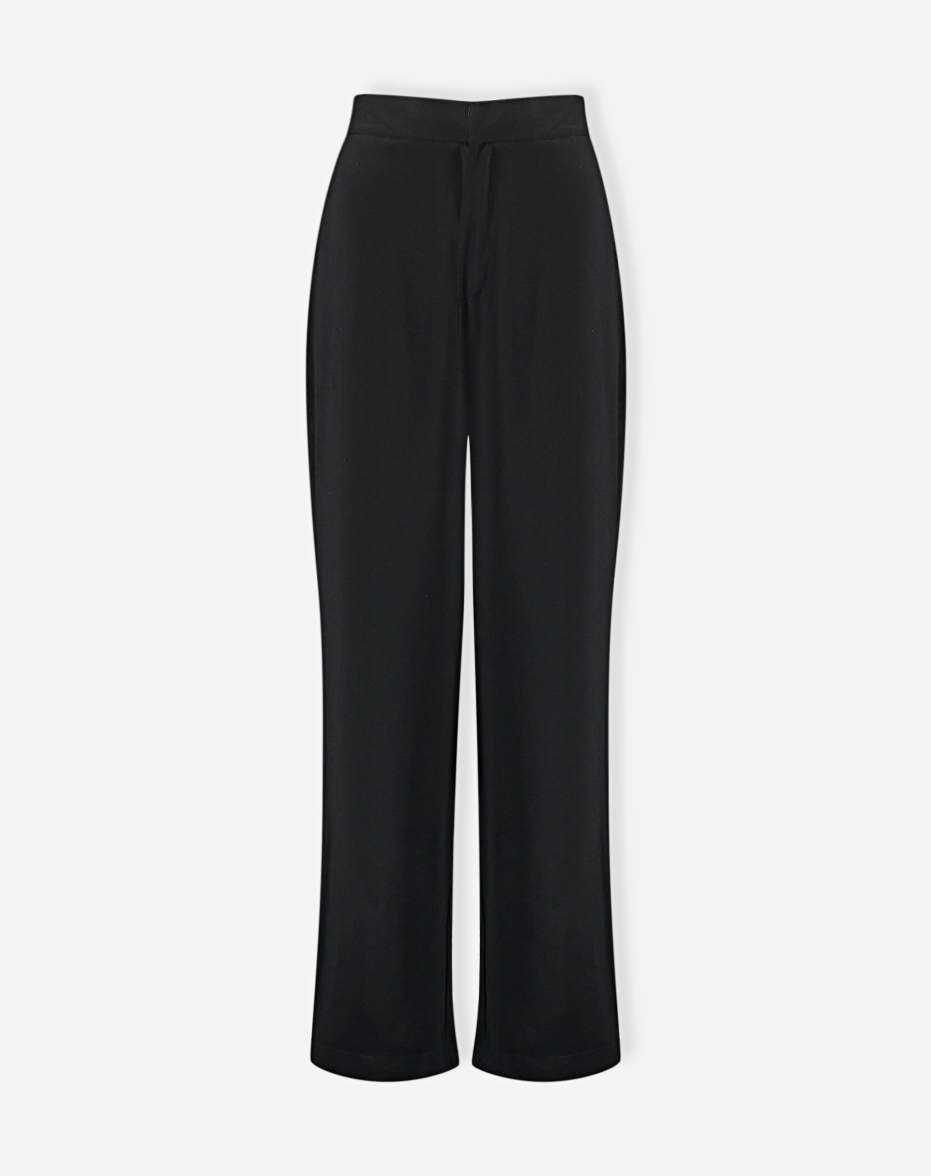 Calça Reta Cintura Alta Alfaiataria - Preto