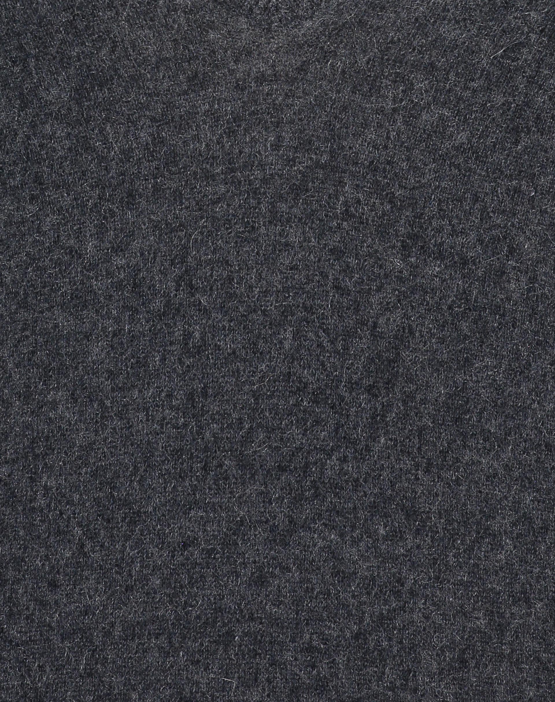 SUÉTER CASHMERE GOLA V  - CINZA MESCLA ESCURO