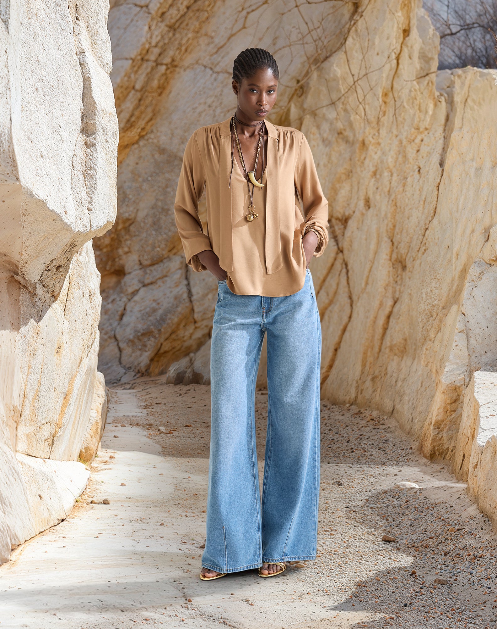 Cintura CalÃ§a Jeans 46 Feminina CALÇA JEANS WIDE CINTURA ALTA