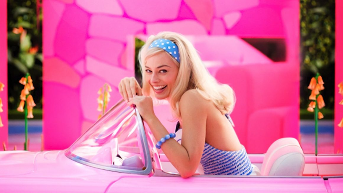 Vestido Barbie Azul Filme 2023 c/ Brinco e Faixa Adulto
