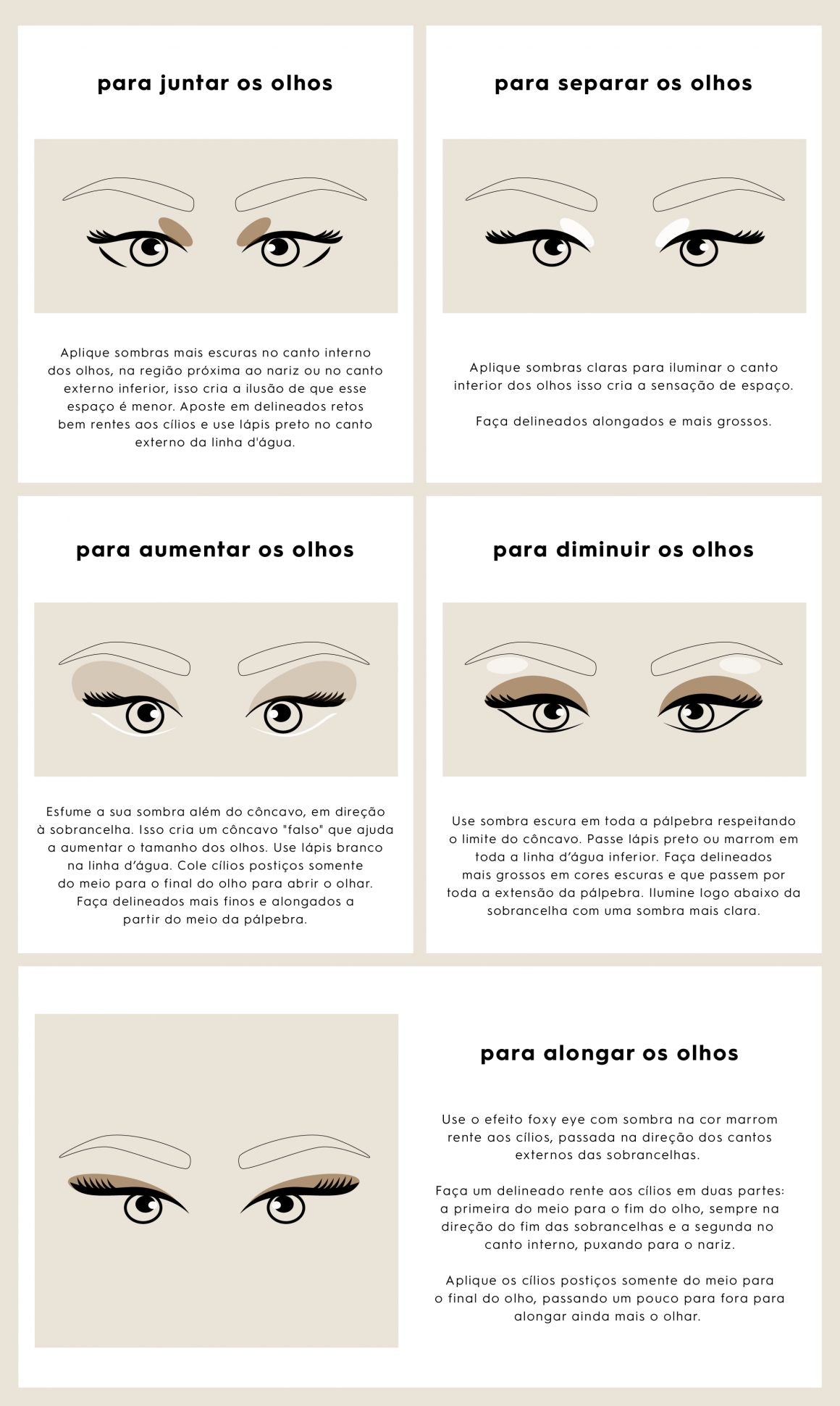 Maquiando os Olhos - Passo a Passo  Dicas de maquiagem, Maquiagem olhos,  Maquiagem