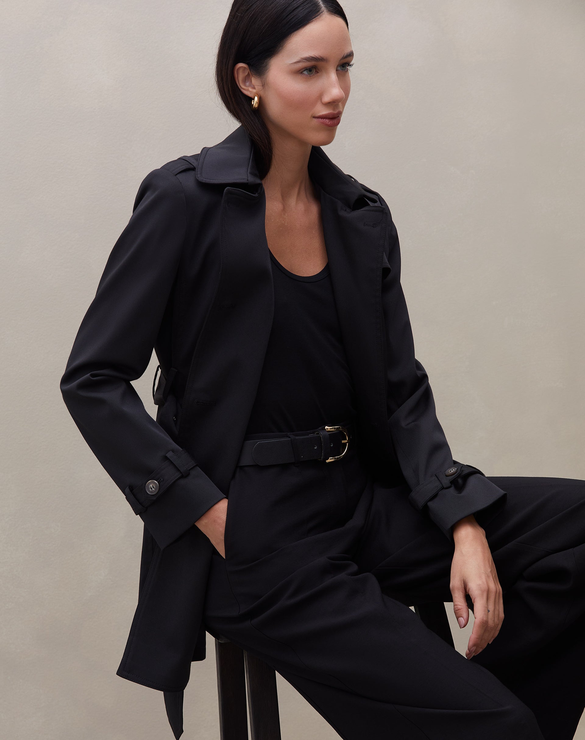 Trench Coat London Breeze - Preto