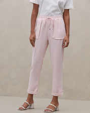 Calça Jogging Alfaiataria Essential - Rosa Claro