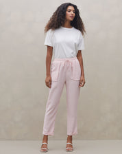 Calça Jogging Alfaiataria Essential - Rosa Claro