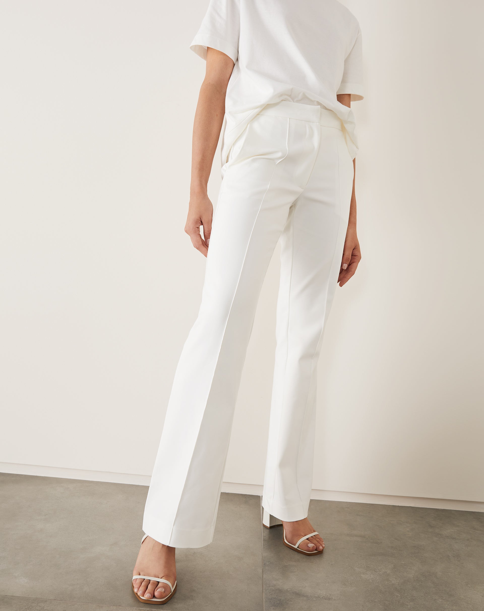 Calça Alfaiataria Essential - Off-white