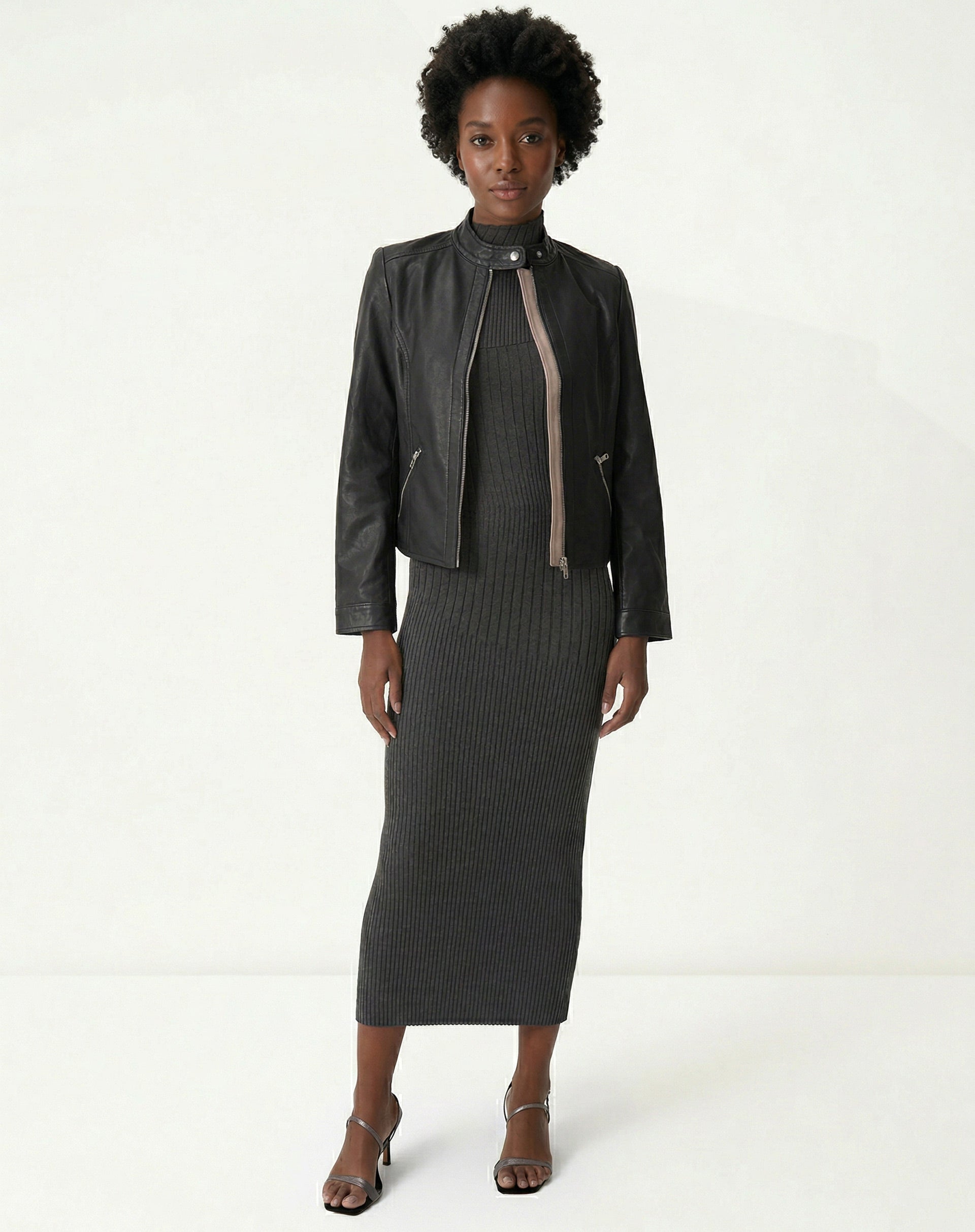 Jaqueta Couro Pelica Deluxe - Preto