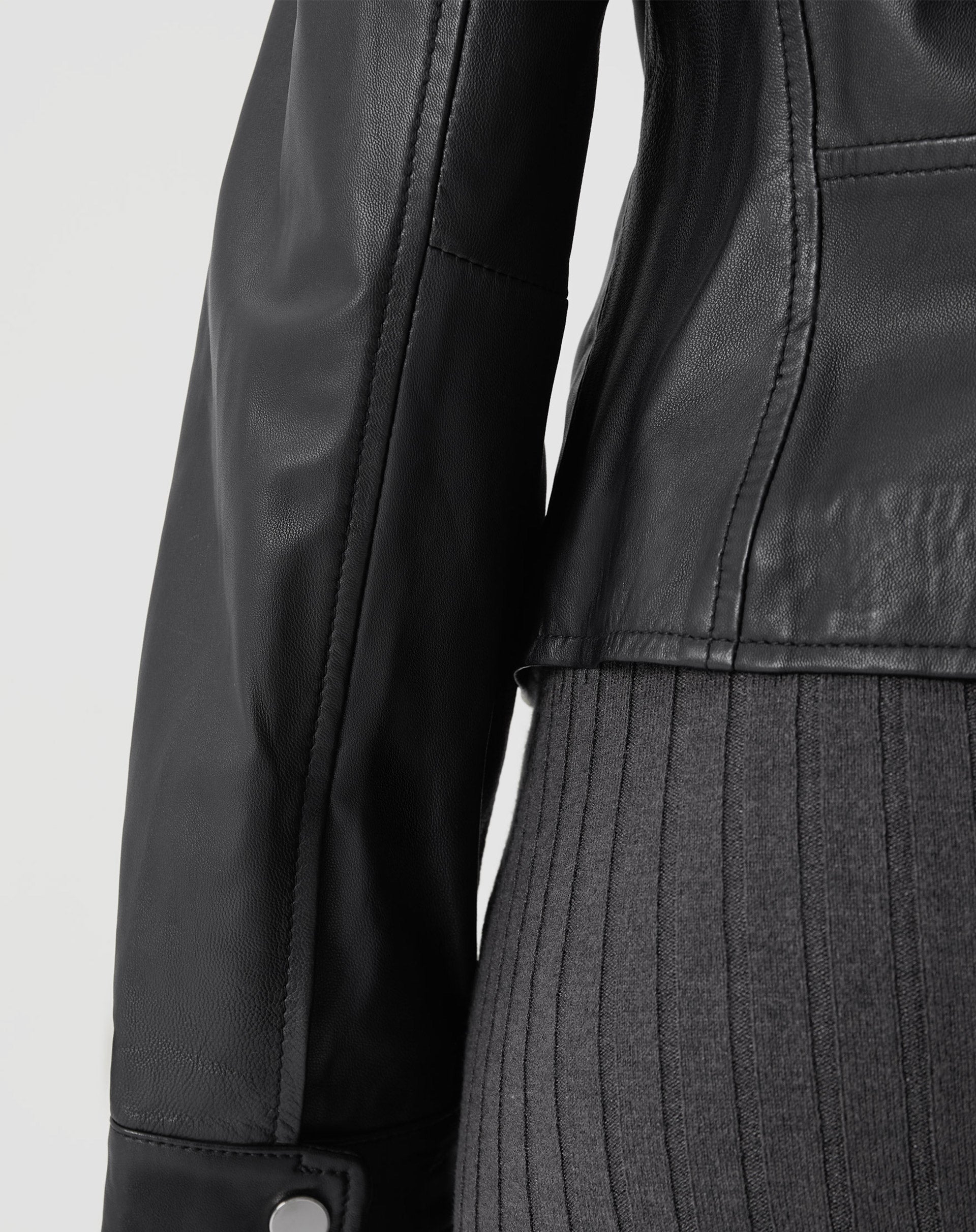 Jaqueta Couro Pelica Essential - Preto