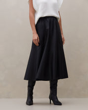 Saia Midi Statement - Preto