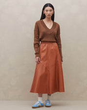 Saia Midi Statement - Caramelo