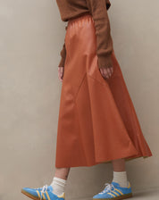 Saia Midi Statement - Caramelo