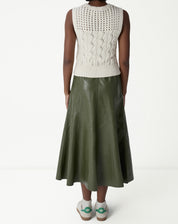 Saia Midi Statement - Verde Militar