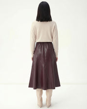 SAIA MIDI STATEMENT ESSENTIAL - BURGUNDY