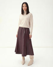 SAIA MIDI STATEMENT ESSENTIAL - BURGUNDY