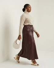 SAIA MIDI STATEMENT ESSENTIAL - BURGUNDY