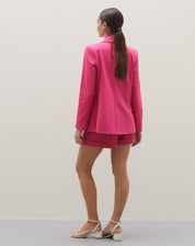 BLAZER ALONGADO BOTÕES FORRADOS - ROSA