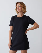 VESTIDO CURTO MALHA BASIC - PRETO