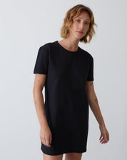 VESTIDO CURTO MALHA BASIC - PRETO