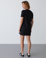 VESTIDO CURTO MALHA BASIC - PRETO
