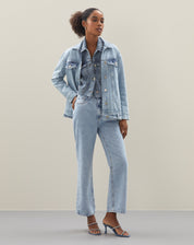 Calça Reta Jeans Essential - Azul Claro