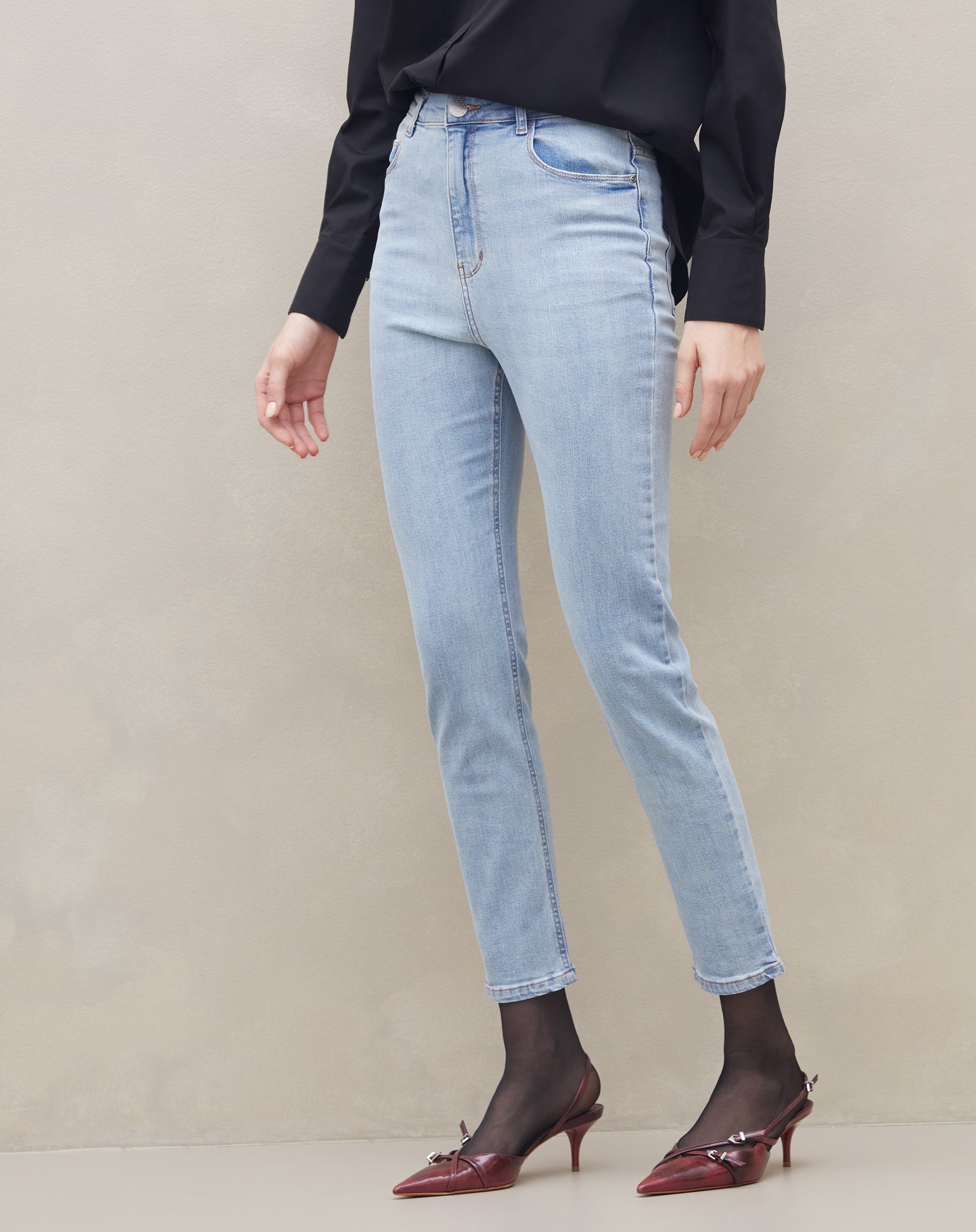 Calça Skinny Jeans Essential - Azul Claro