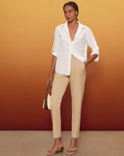 Camisa Manga Longa de Algodão - OFF-WHITE