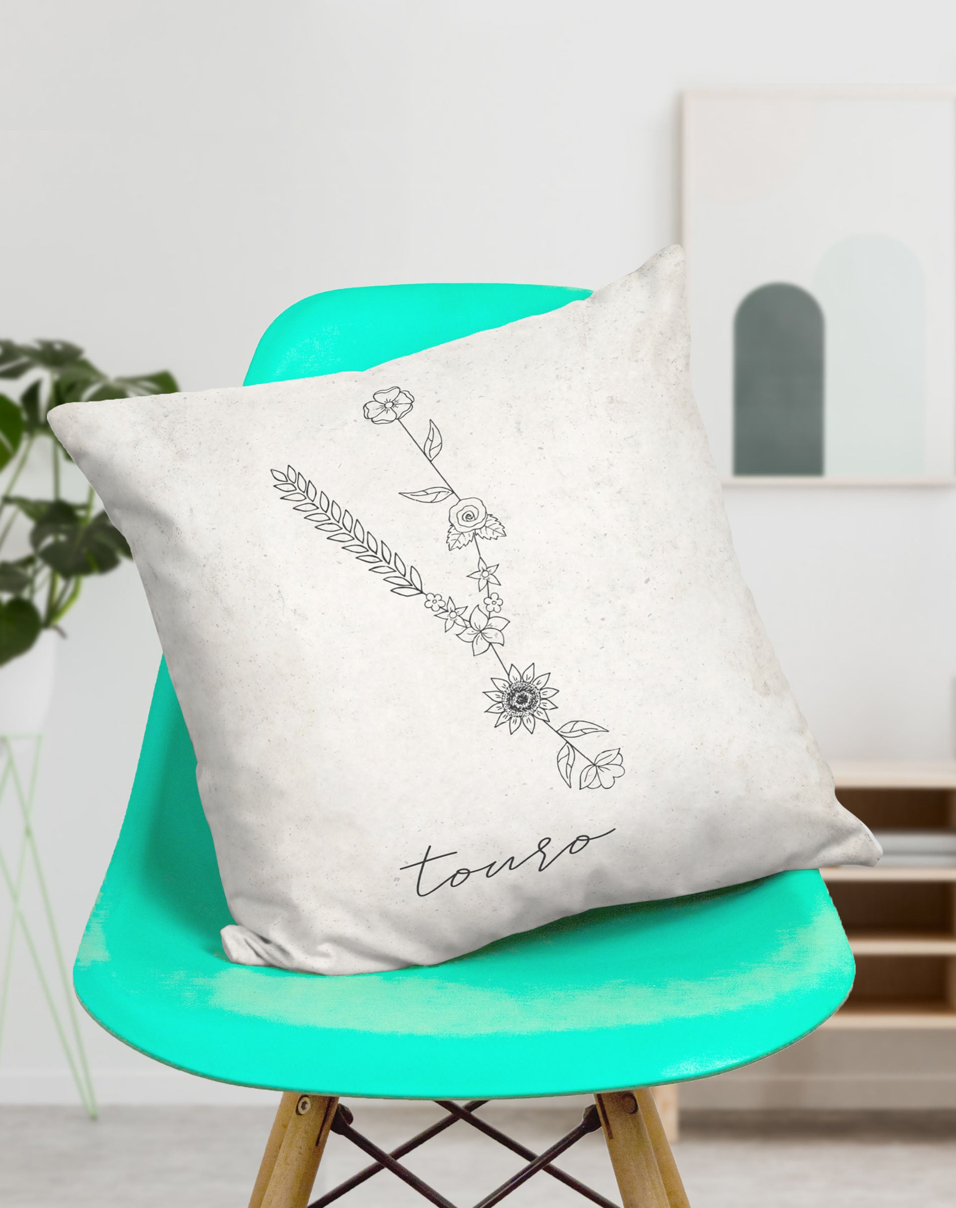 Design Up Living Capa de Almofada Signo 42x42  - Touro