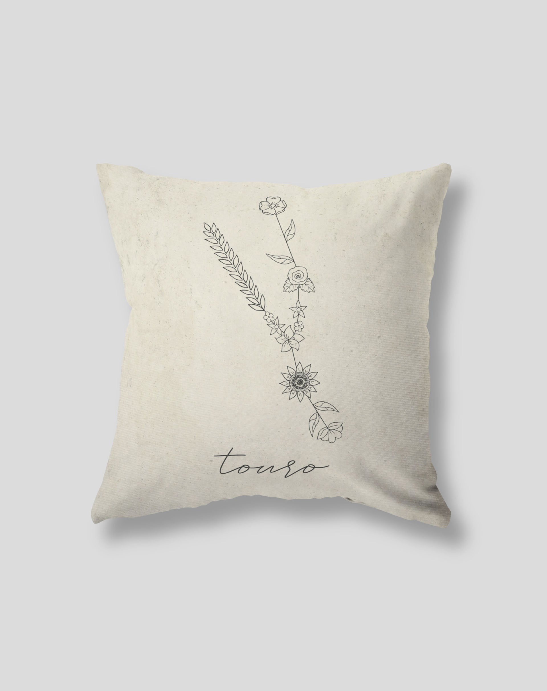 Design Up Living Capa de Almofada Signo 42x42  - Touro