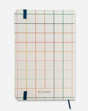 Cicero Caderneta Cicero sem Pauta 14x21 - Quadriculado Off White