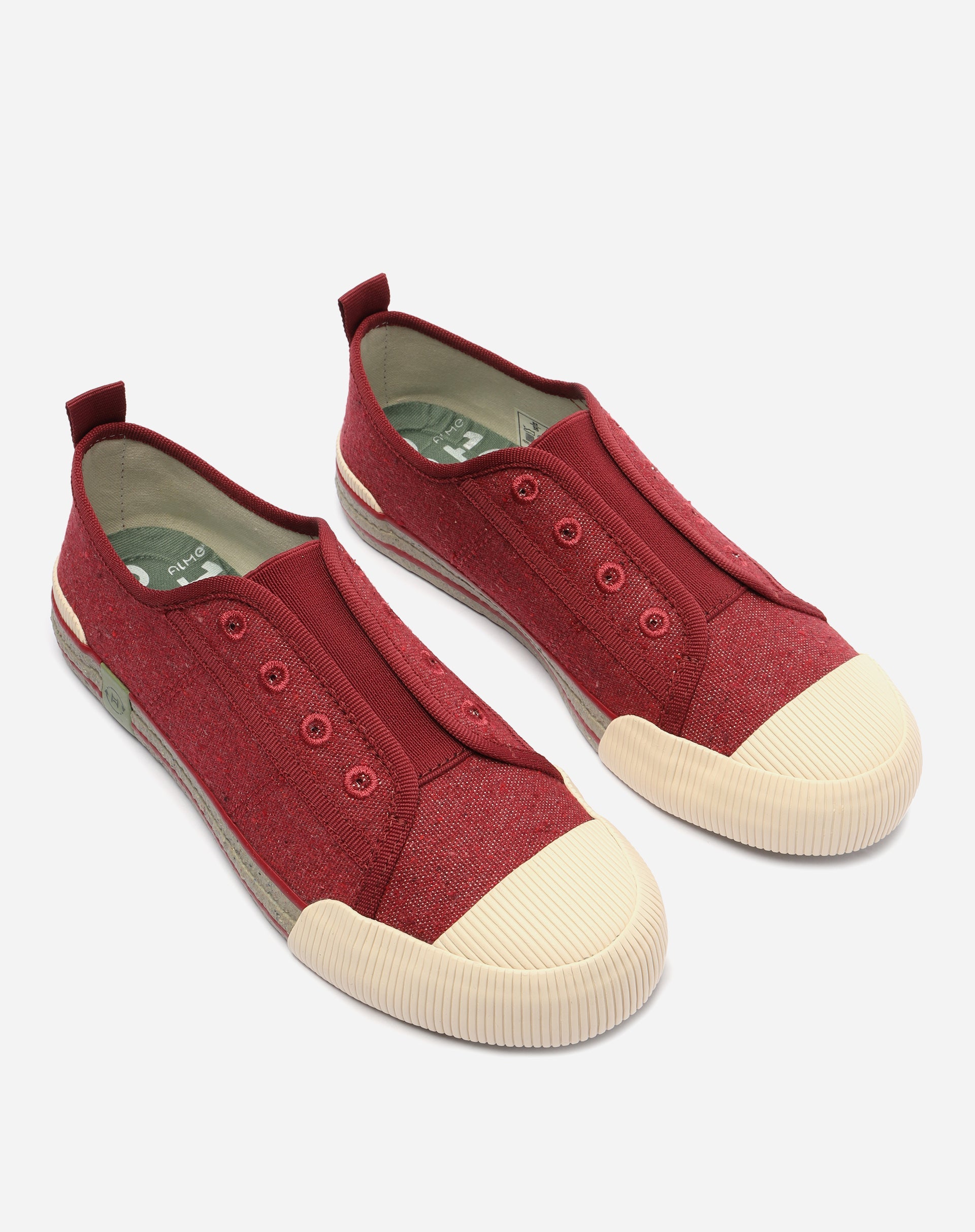 Alme Tênis Casual Lume sem Cadarço - Bordô
