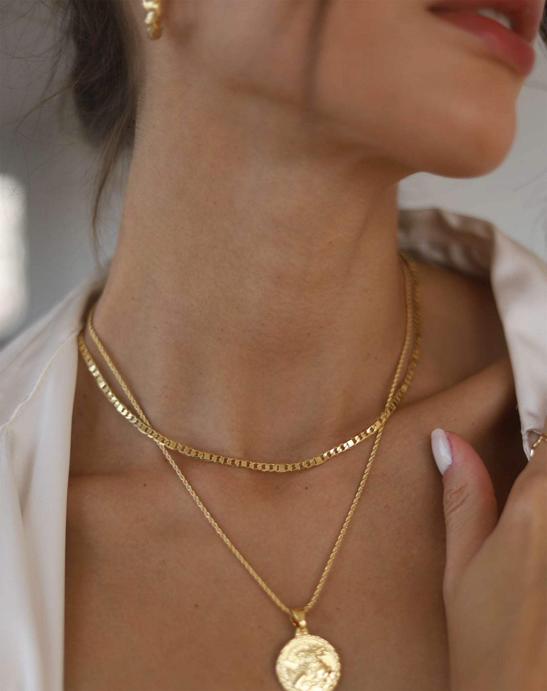 Colar Corrente Groumet - Dourado - Dourado