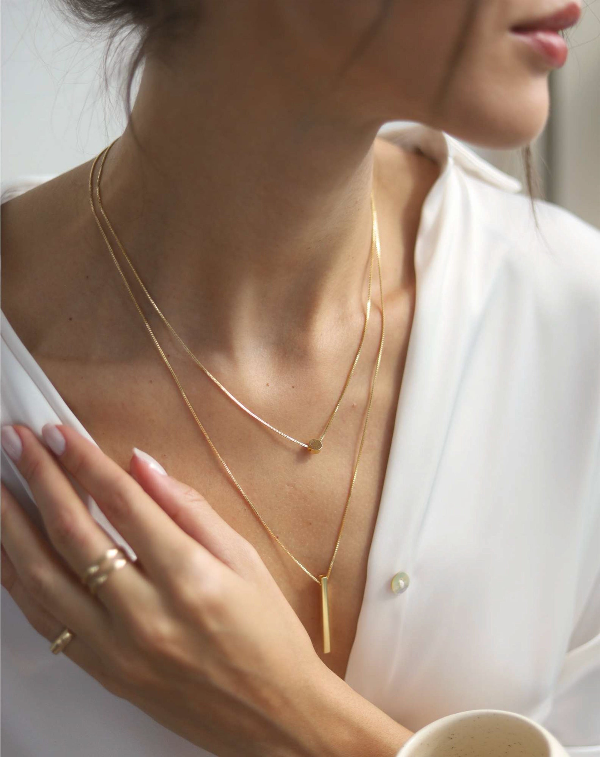 Colar Dot - Dourado