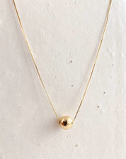 Colar Esfera Médio - Dourado - Dourado