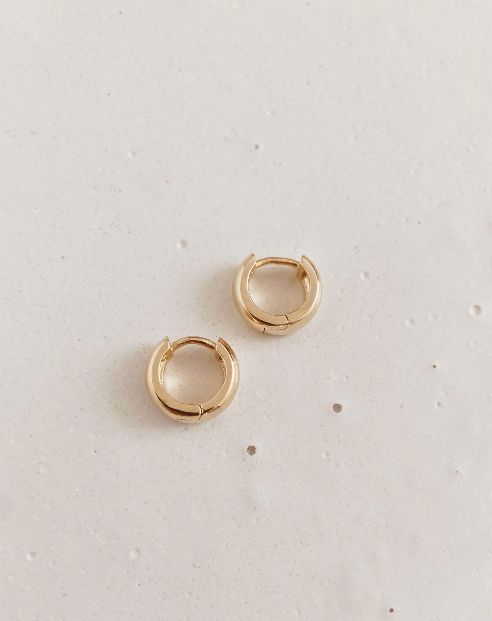 Argola Click Média - Dourado