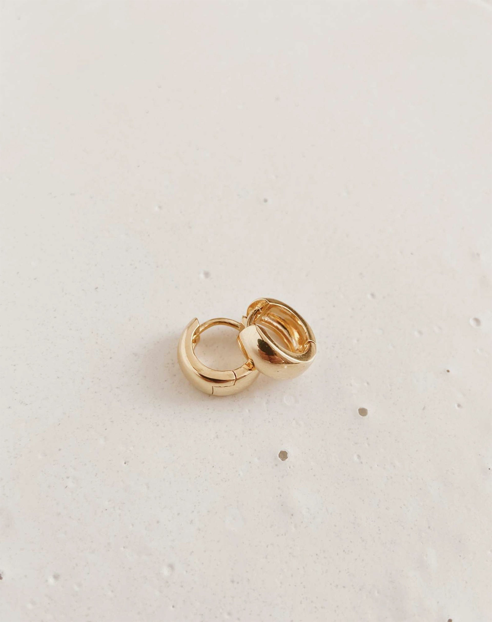 Argola Click Média - Dourado