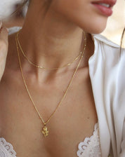 COLAR ROSA - DOURADO