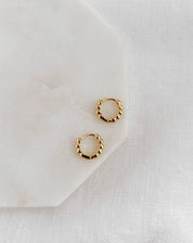 Argolinha Click Dots - Dourado