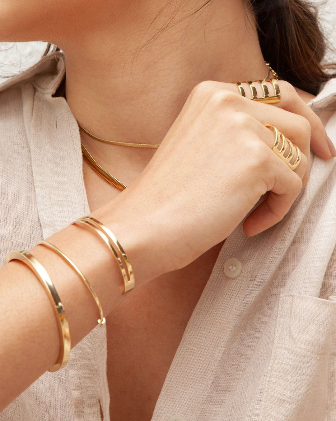 Bracelete Ivy - Dourado