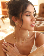 Brinco Arco - Dourado