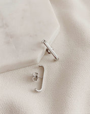 Ear Hook Line - Prata