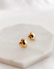 Brinco Coração Diamond - Dourado - Dourado