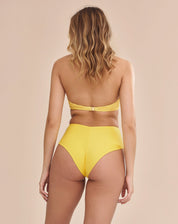 Calcinha Ola Hot Pant Amarelo Sol - Amarelo