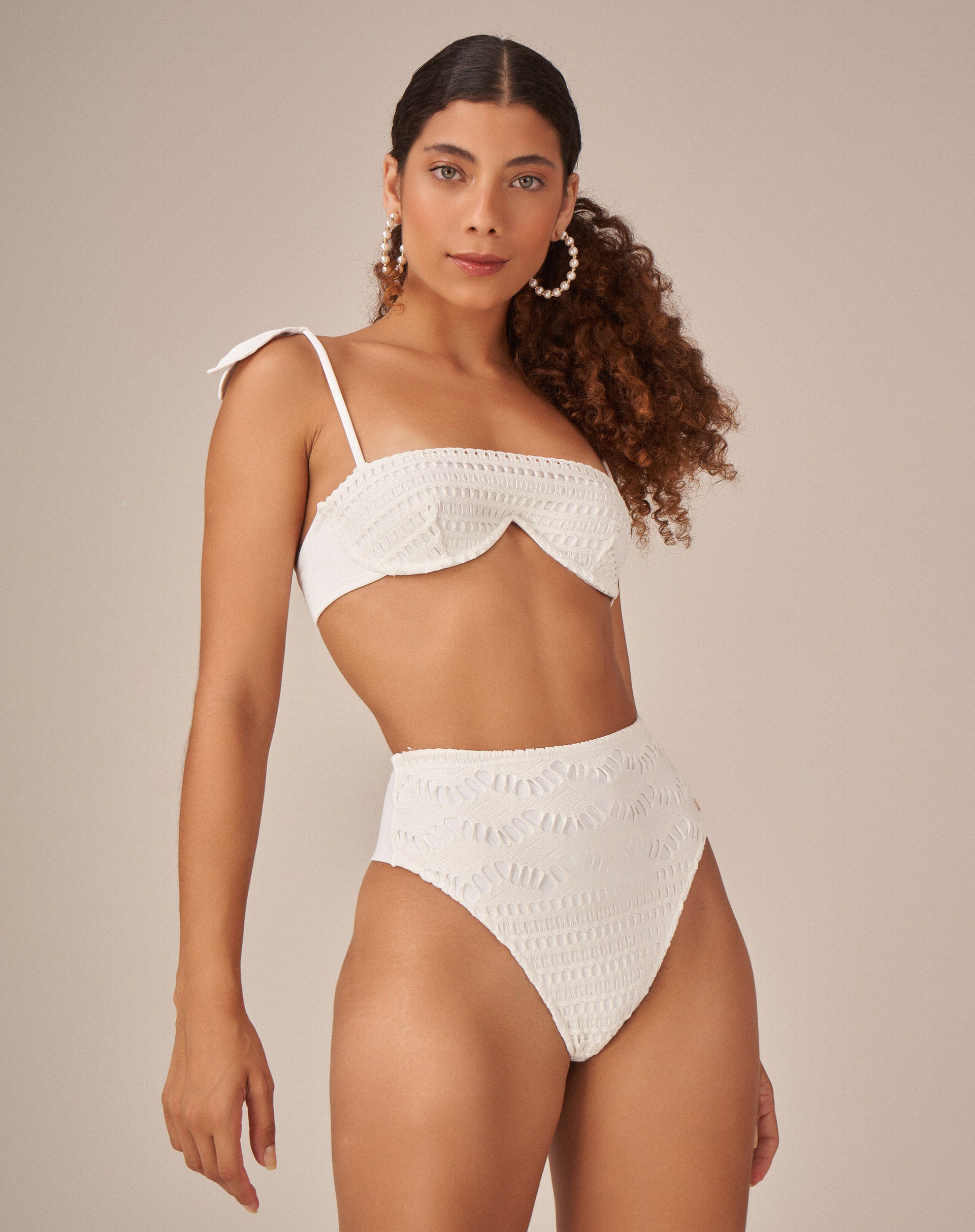 Hot Pant Magnólia Off White - Off-white