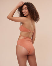 Strapless Top Rebeca Serena Papaya - Laranja