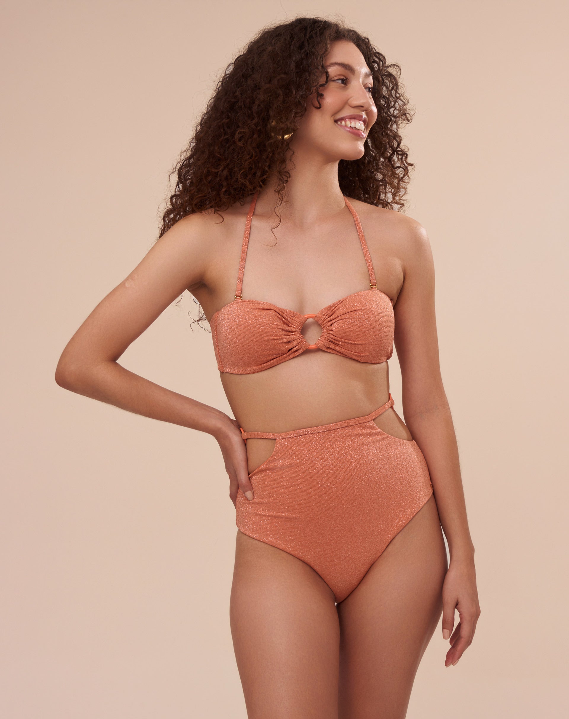 Hot Pant Rebeca Serena Papaya - Laranja