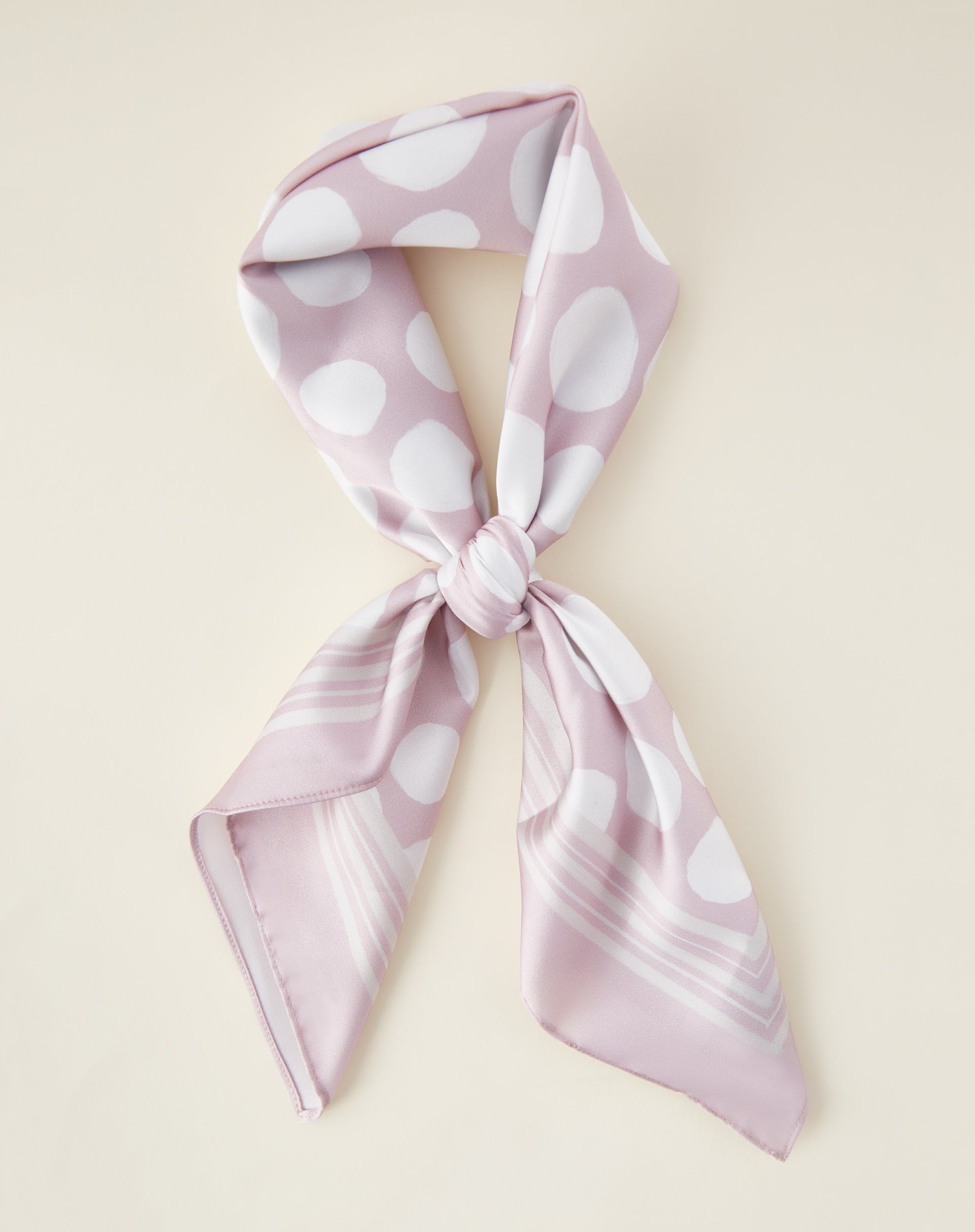 Lenço Quadrado Acetinado - Scarf Poa Fresh Rose