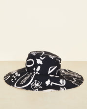 Chapéu Bucket Aba Larga Duplaface Brunna Mancuso - Fruits And Shapes