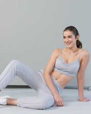 Calça Jogger Moletom - Mescla