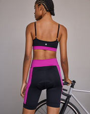 Shorts Biker com Acolchoado - Preto