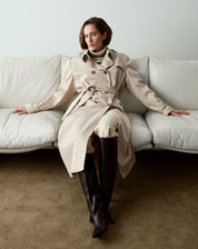 Trench Coat Alongado - Bege